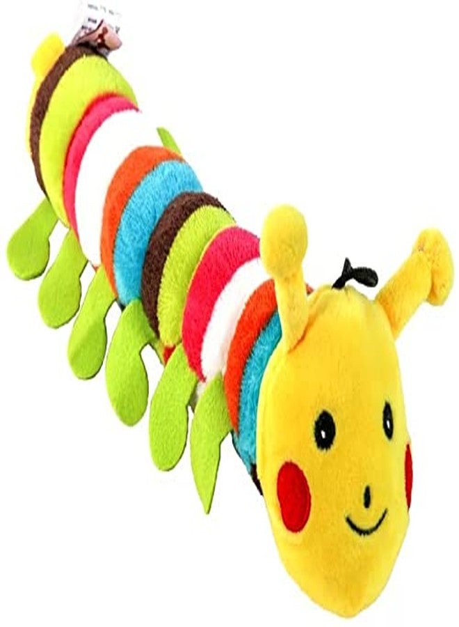 PETANGEL Dog Squeaky Toy Caterpillar Stuffed Plush Dog Toy for Puppy Small Medium Dogs - Image 1